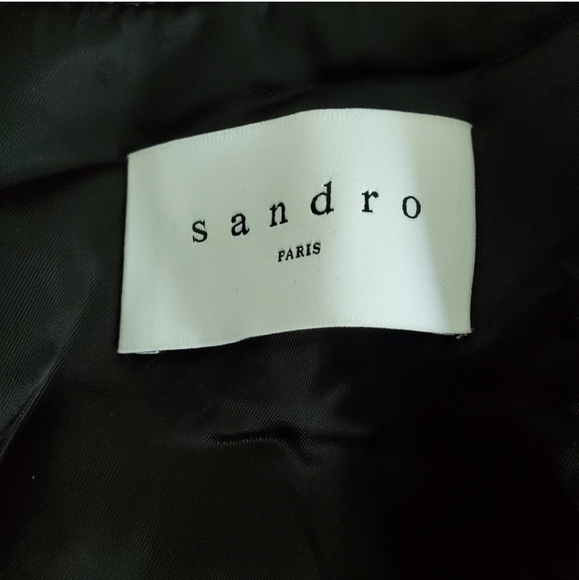 Sandro "Evora" Floral Jacquard Bomber Jacket - Picture 8 of 11